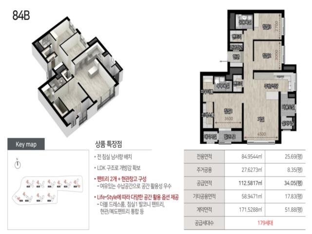 곤지암 힐스테이트 모델하우스 84B